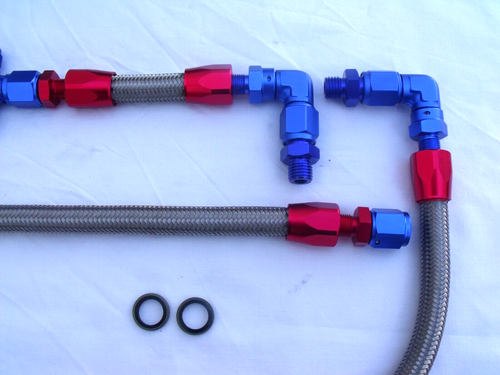 Kit tubi guida carburante carburatore doppio tiraggio laterale Weber DCOE 40/45 48 AN6 - Foto 11 di 14