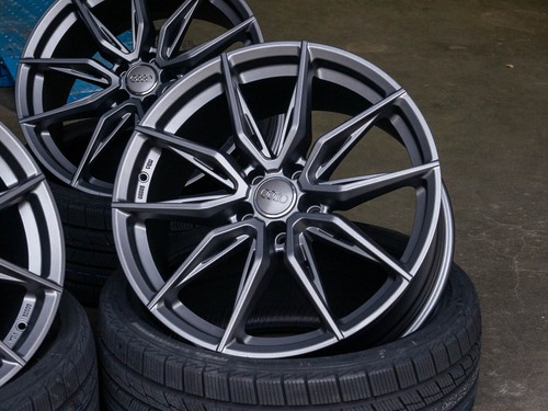 19 Pollici Cerchi RW02 per Audi A3 S3 RS3 8V Gy Tfsie Tt TTS Rs 8J 8S 5x112 Grau - Foto 4 di 11