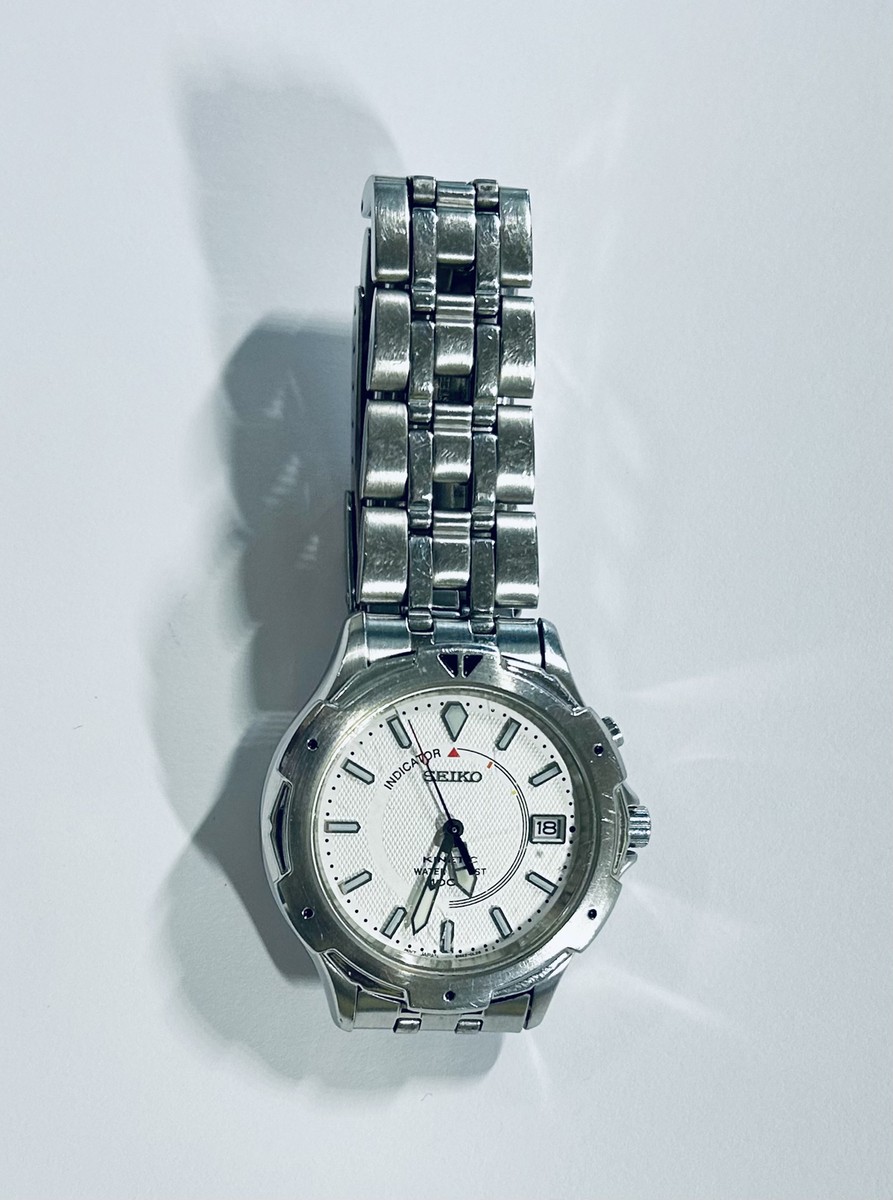 Seiko Kinetic Watch - 100M Water Resistant - 5M42-OH19 - Watch
