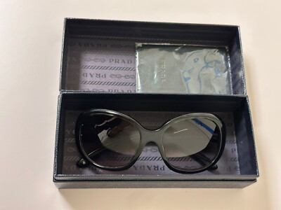 PRADA sunglasses SPR 08L 57 18 2AU-6S1 130 3N. Black/brown