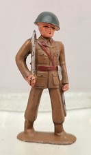 Vintage 1930's Barclay Manoil Lead Metal Toy Soldier Marching With Sword