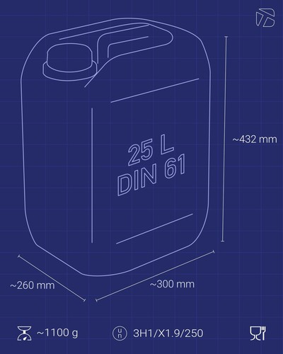 Kanister 2,5 3 5 10 15 20 25 30 Liter Wasserkanister lebensmittelecht leer - Bild 35 von 54