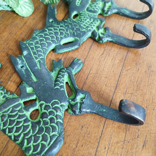 Appendiachiavi 3 ganci stile vintage ottone metallo ottone stile vintage - Foto 5 di 5