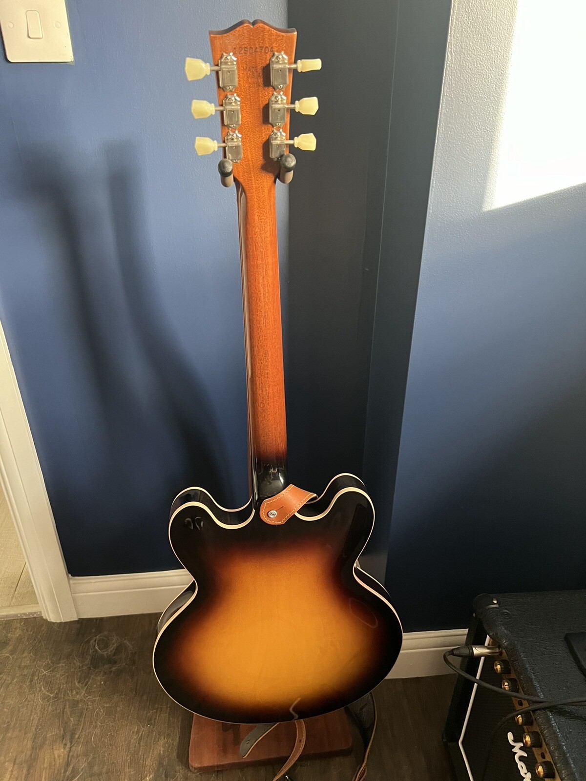 gibson memphis es 335 Vintage Sunburst Left Handed Guitar eBay