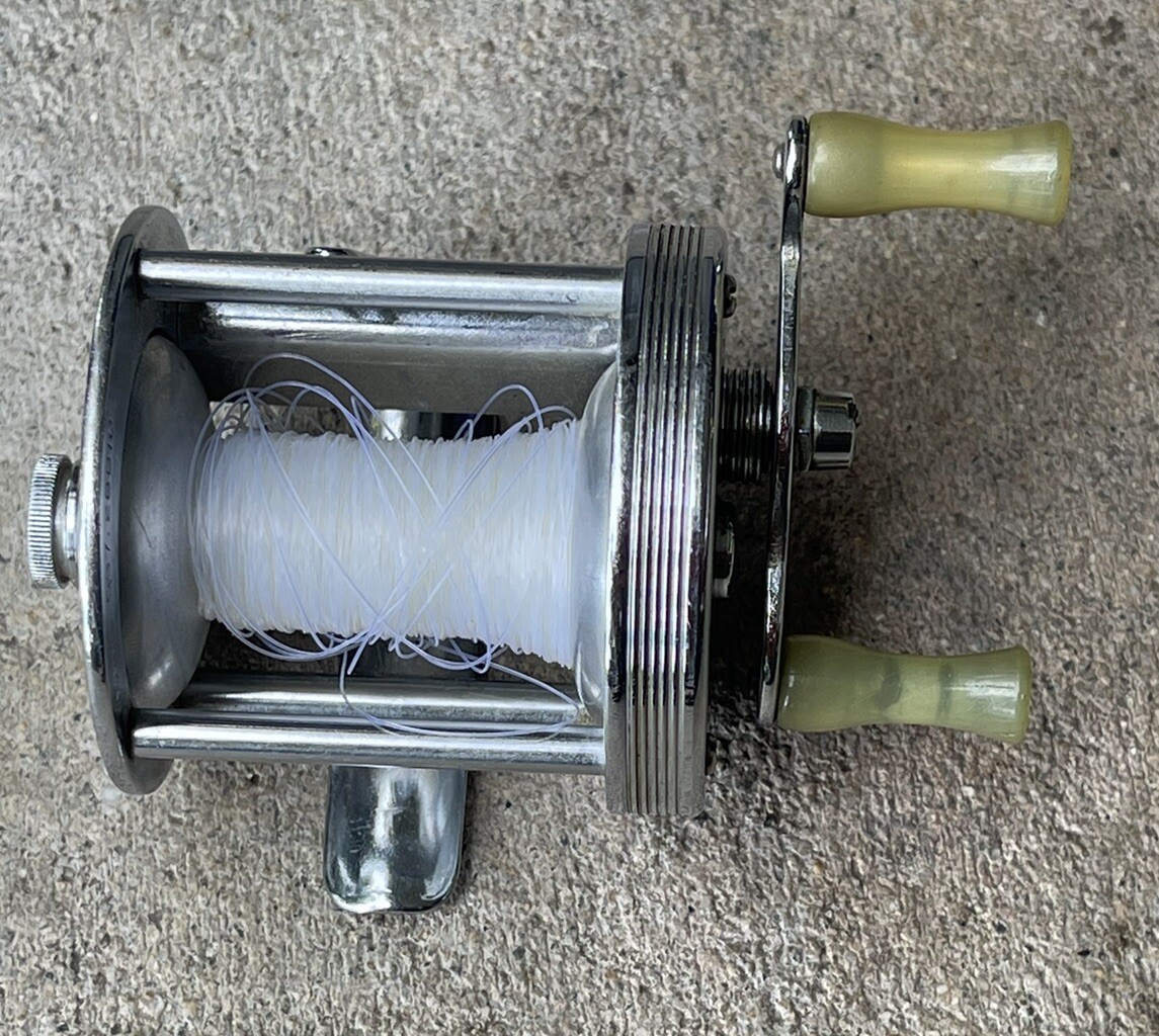 Vintage JC Higgins 300 Bait Caster Fishing Reel BRONSON contract 