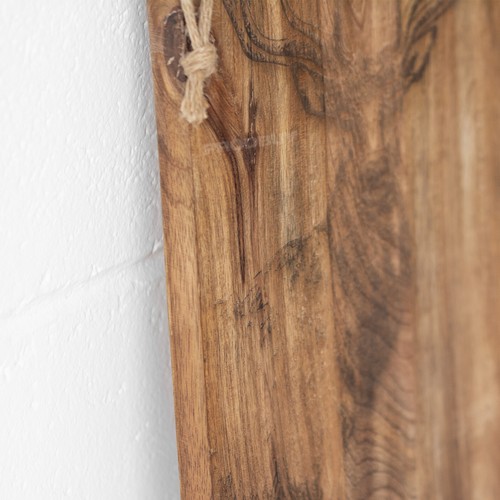 Large 50cm Thick Natural Wooden Stag Food Chopping Serving Board with Handle - Picture 5 of 5