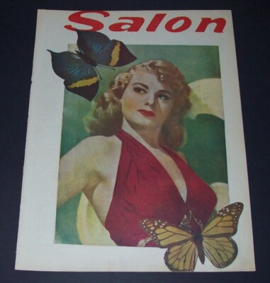 SHELLEY WINTERS - JANET BLAIR Cover TURKISH 1940s Magazine GRETA GYNT