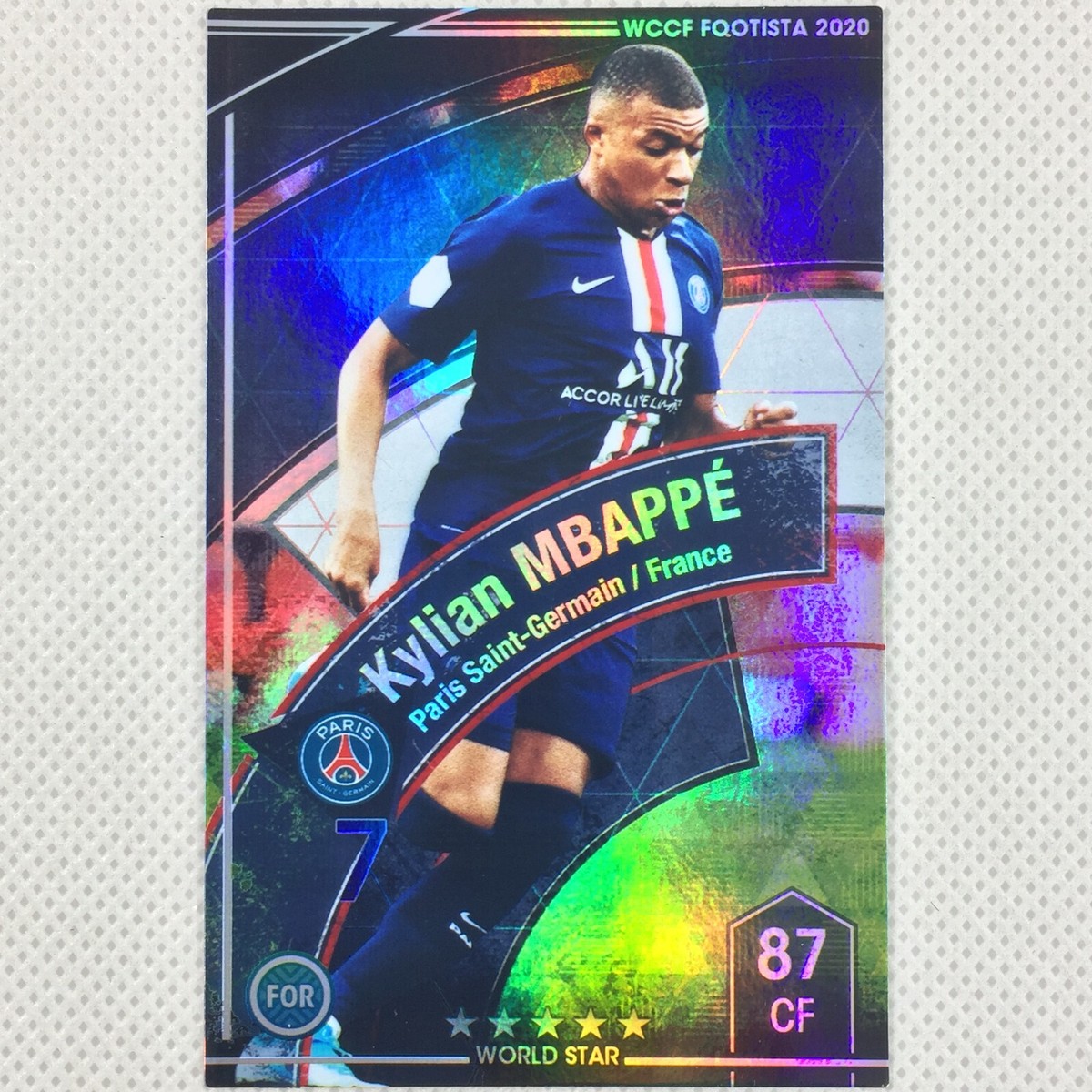 Panini WCCF FOOTISTA 2020 Kylian Mbappe PSG F20-3 7-R France