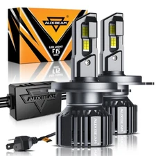 2x AUXBEAM H4 9003 LED Headlight Bulbs CANBUS High Low Beam 20000LM Super Bright