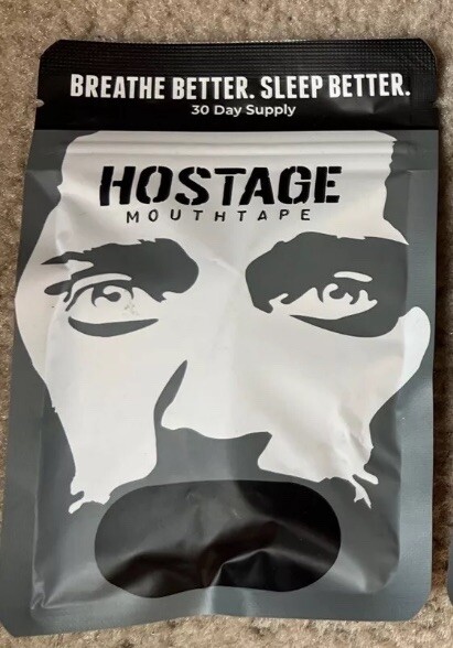 😴🥷🔥 HOSTAGE Mouth Tape (30) Supply Package Flexible Breathable Snoring Apnea