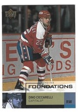 2002-03 Upper Deck Foundations NHL Hockey Dino Ciccarelli #98 NRMT