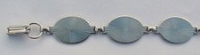 25 NICKEL SILVER Bracelet Blanks Forms ~ 6 OVAL PADS 20mm ~ You glue beads/cabs!