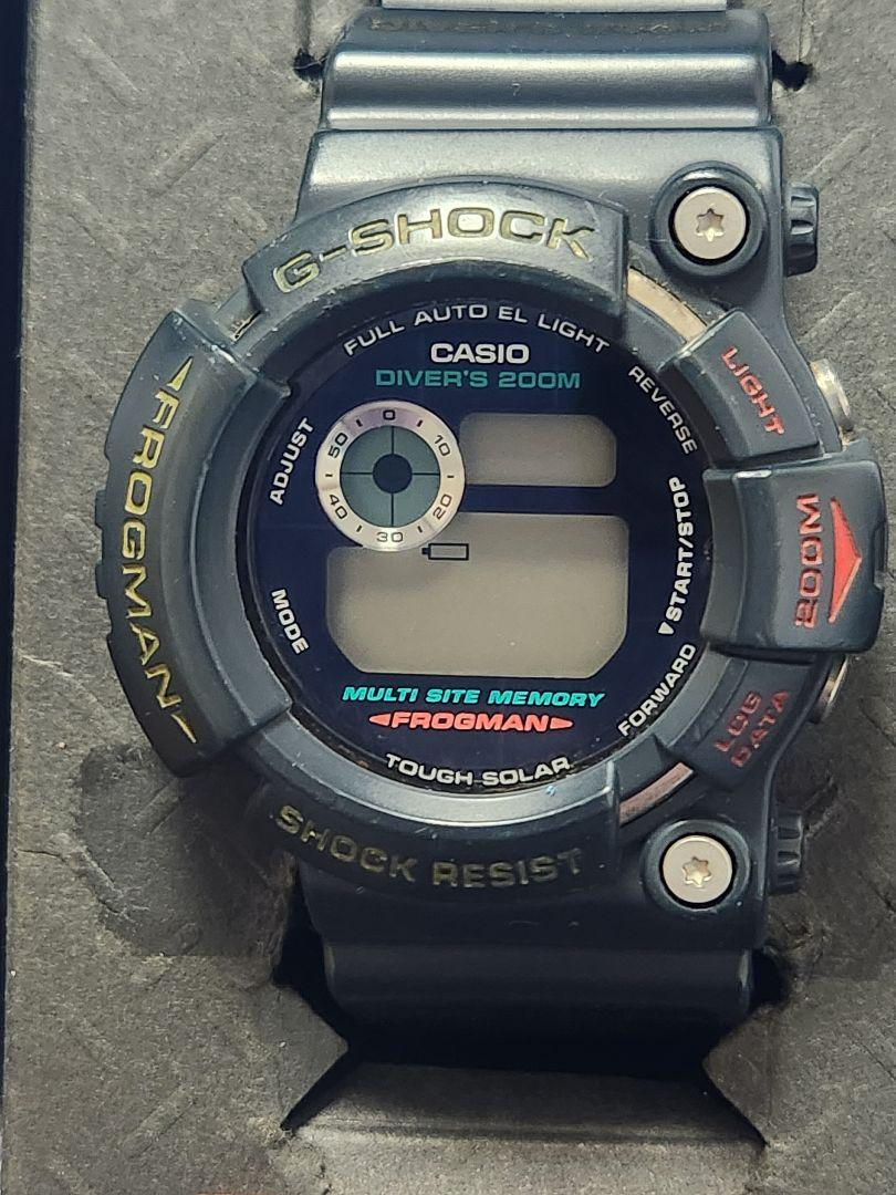 CASIO G-SHOCK FROGMAN GW-200Z-1JF Final Edition Watch Used CASIO G-SHOCK FROGMAN GW-200Z-1JF Final Edition Watch Used