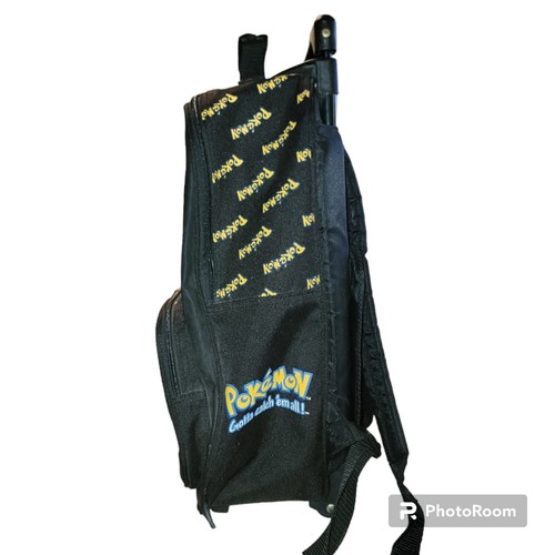 VTG 1999 Pokémon AOP Rolling Backpack Licensed by Nintendo w/ Collapsible Handle - Picture 6 of 13