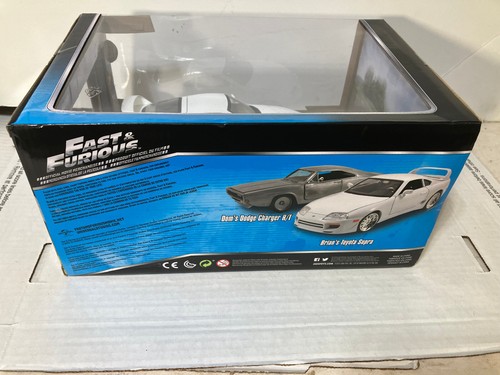 Fast & Furious 7 Movie Scene Brian's Toyota Supra Doms Dodge Charger Jada READ - Picture 10 of 14
