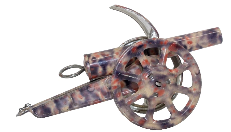 1920's German-made Spring Loaded Camo Cannon - Image 4 of 4