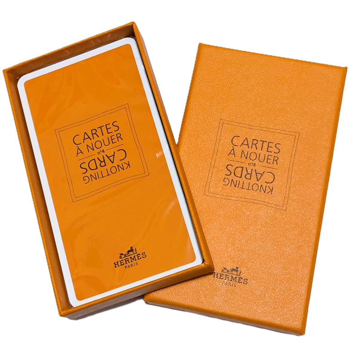 Sealed MINT Hermes Scarf Knotting Cards No. 4 'Cartes a Nouer