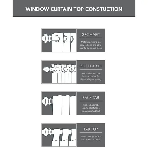 NEW MAINSTAYS (2 PACK) MARJORIE SHEER VOILE SINGLE CURTAIN PANEL 59"x95", IVORY - Picture 7 of 7