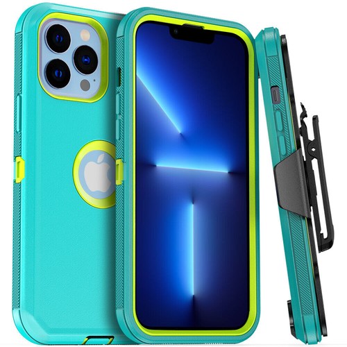 Funda resistente a prueba de golpes/soporte con clip para cinturón para iPhone 13 Pro Max 12 Pro 11 - Imagen 7 de 32