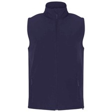 Image of Mens Softshell Bodywarmer Sleeveless Jacket Gilet Body Warmer Work Fleece Lined