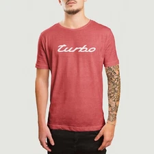 Turbo T-Shirt, Porsche Tee, Boosted, 6 Cylinder, Racing, Race Car, Turbocharger