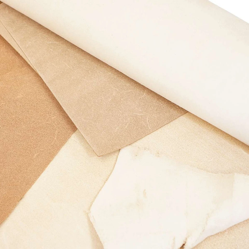 Paquete dividido de cuero tostado vegetal - 30 pies cuadrados para forro y artesanía - cuero Springfield Foto 2 de 3