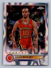 Amari Bailey 2022 Topps Chrome McDonald's All American Lava SN #/399 #13