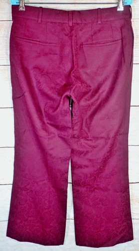 Custom Tailored Vintage 70s Paisley Bell Bottom Flared Pants 32x31 Talon zip - Picture 2 of 15
