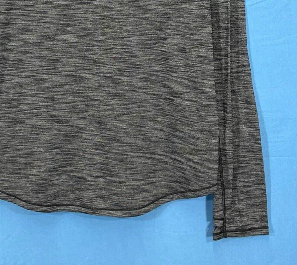 lululemon on the run heathered lightweight soft knit shirt