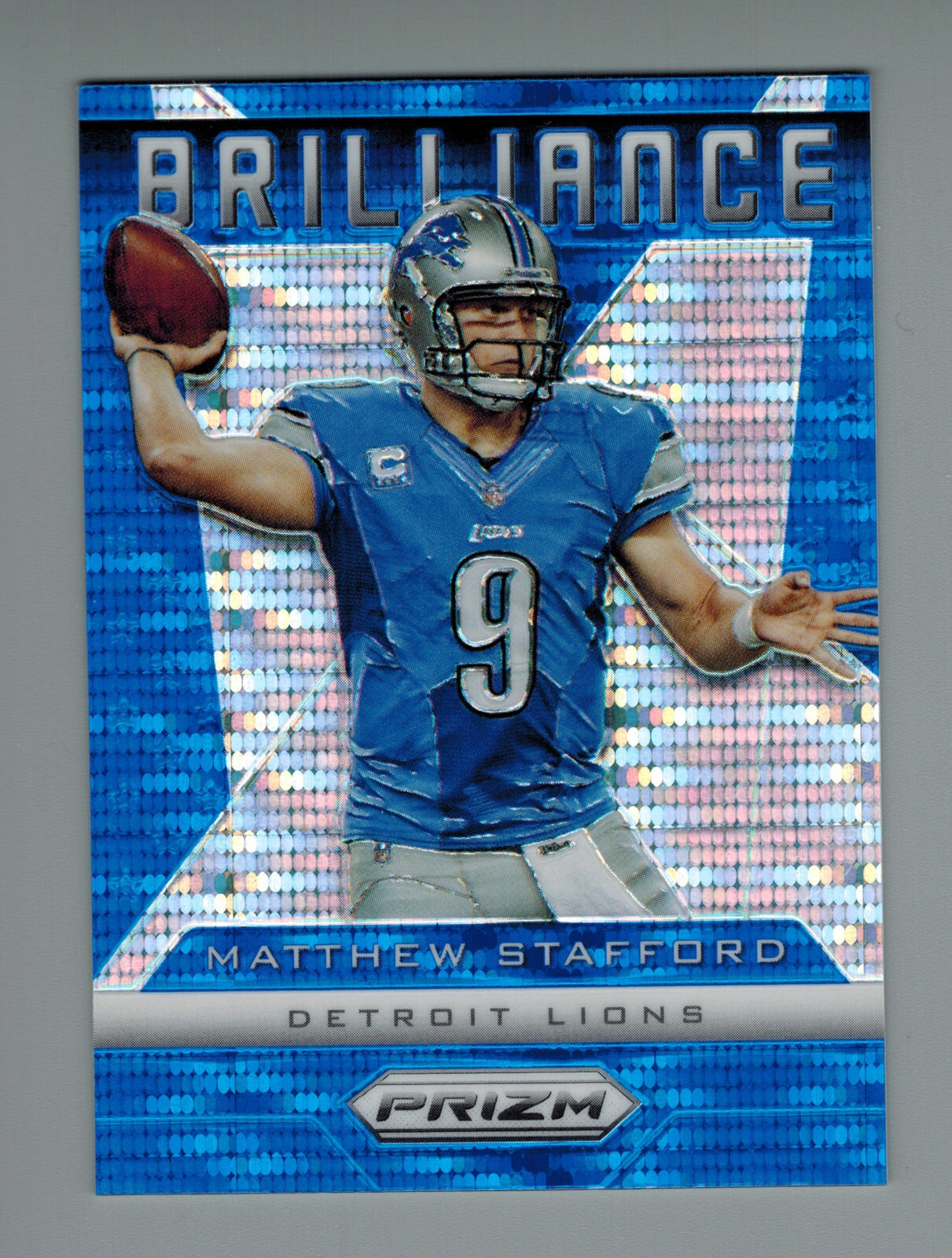Matt Matthew Stafford 2013 Panini Prizm 23 Blue Pulsar Prizm SP Wal-Mart