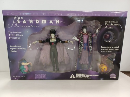 The SANDMAN INCARNATIONS DELUXE Action Figure SET NEIL GAIMAN DC DIRECT in BOX  - Picture 1 of 8