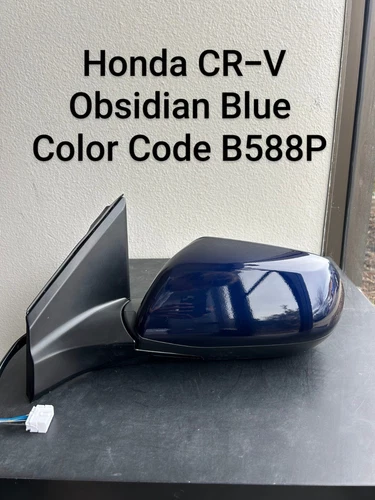 NEW OBSIDIAN BLUE mirror fits 15-16 Honda CR-V EX-L Driver Left Side Heated