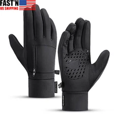 Men Winter Gloves for Cold Weather Windproof Warm Touch Screen Waterproof Gloves