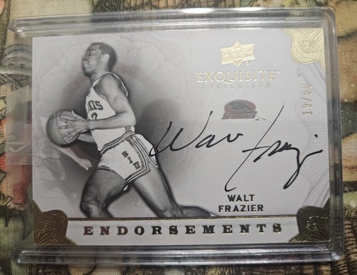 2011 Upper Deck Exquisite # EE-WF Walt Fraizier Auto /50 - Knicks