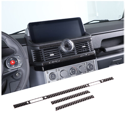 Carbon Fiber Central Control Air Vent Decoration Strip Für Ineos Grenadier 20-24