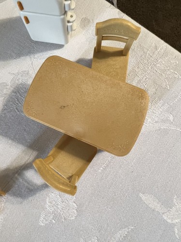 Calico Critters Kitchen Fridge Table Chairs dollhouse Furniture Accessories Lot - Imagen 2 de 11