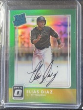 2016 Elias Diaz Donruss Optic Rated Rookie /5 With On Card Auto