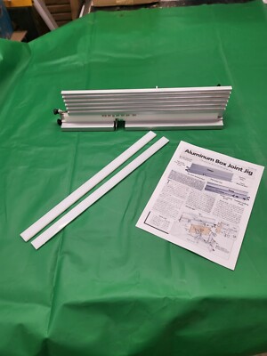 Woodsmith Aluminum Box Joint Jig.