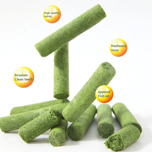 Cat Grass Teething Stick Cat Grass Sticks Catnip Toys Teeth Health Chew Toy - Picture 12 of 12