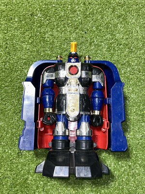 Power Rangers Zeo Deluxe Auric The Conqueror Zord 10'' Bandai 1996 Incomplete