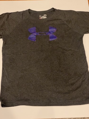 Under Armour Boys Heat Gear Short Sleeves Crew Neck Loose T Shirt Size YLG/JG/G - Picture 3 of 6