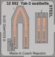 Eduard FotoäTzteile Yak-3 Seatbelts Steel For Special Hobby Kit 1:32 Art. 32892