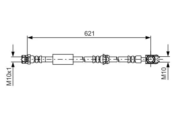 Tubo flessibile freno 1 987 481 592 BOSCH per AUDI TT TT Roadster