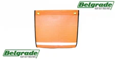 (2 Pack!) Flag w/Grommets Orange Reinforced Edge
