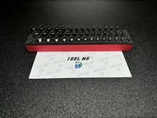 Snap-on Tools RED 42pc 1/4" Drive 12-POINT Metric 4-15mm Socket Set 142STMMDYFR1