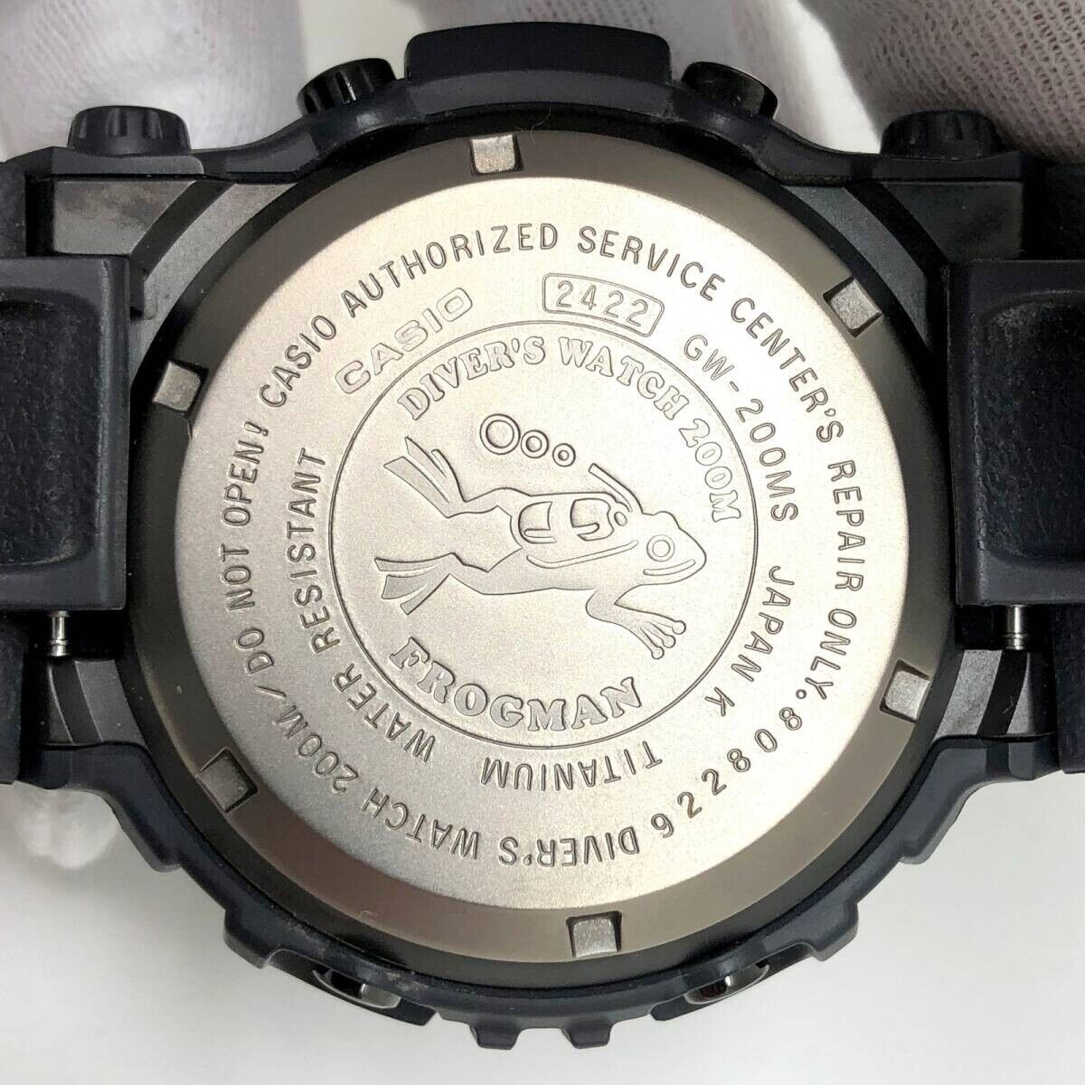 Casio G-shock Frogman Gw-200ms-1jf Iso200m Waterproof for Casio G-shock Frogman Gw-200ms-1jf Iso200m Waterproof for