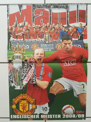 Bravo Sport POSTER Cristiano Ronaldo CR7 Wayne Rooney Manchester United Fußball
