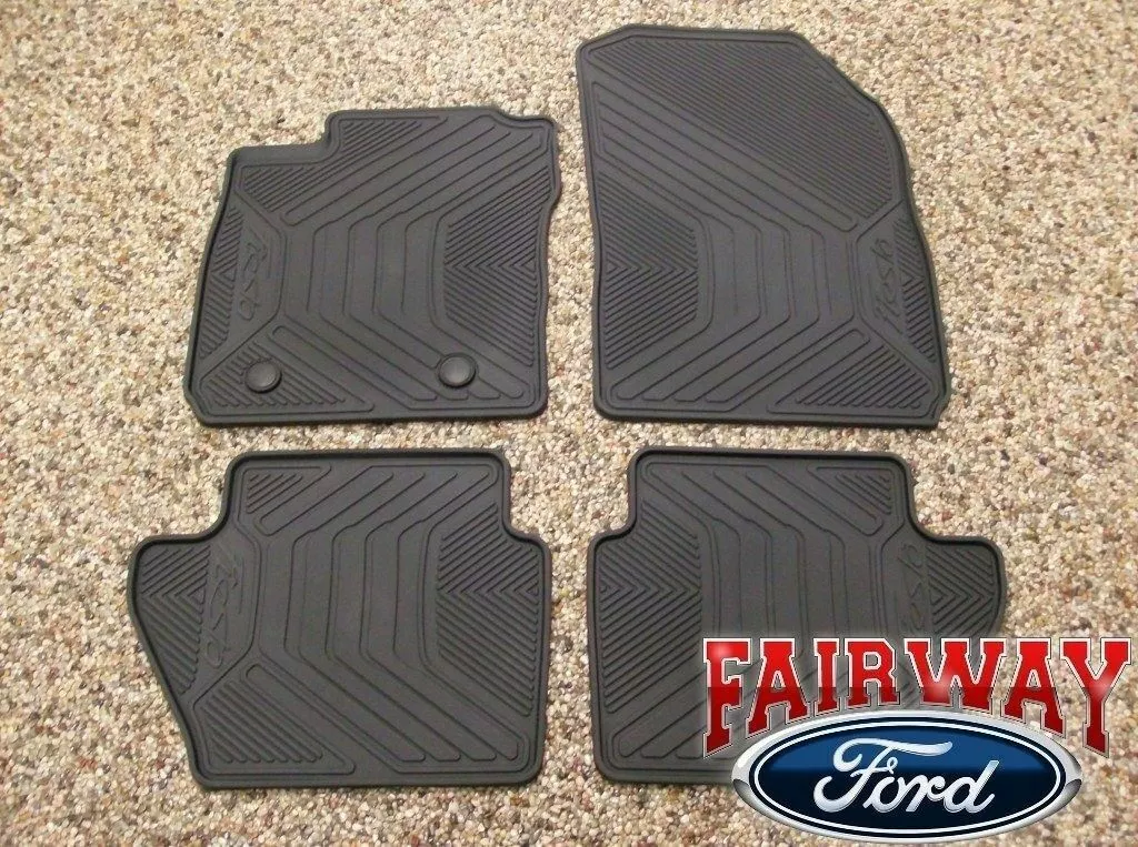 11 thru 19 Fiesta OEM Genuine Ford Black Rubber All Weather Floor