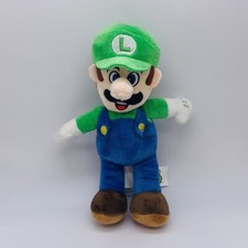 Super Mario 2022 Nintendo Luigi 10  Plush Doll Soft Figure Toy - Used