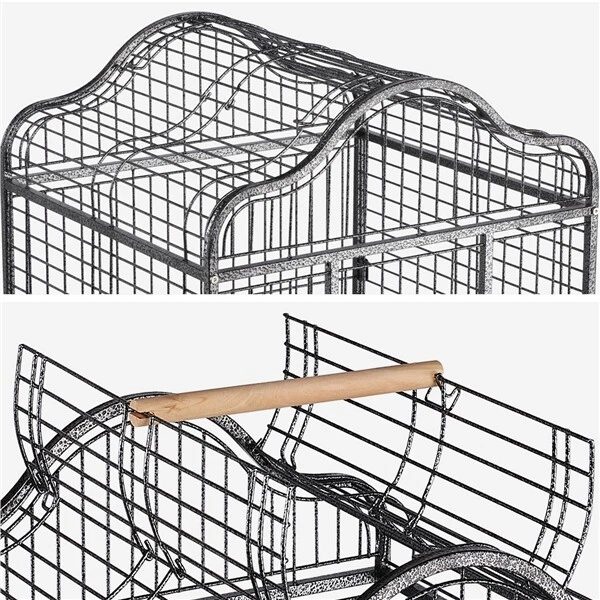 Gaiolas abertas de 63 pol. para mini araras cacatuas calopsitas conures, grandes - Imagem 4 de 4